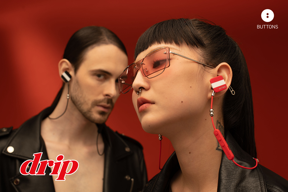 A Fresh New Expression of Fashion, BUTTONS Drip Stripes Take the Streets by Storm